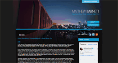 Desktop Screenshot of matthewbarnett.com